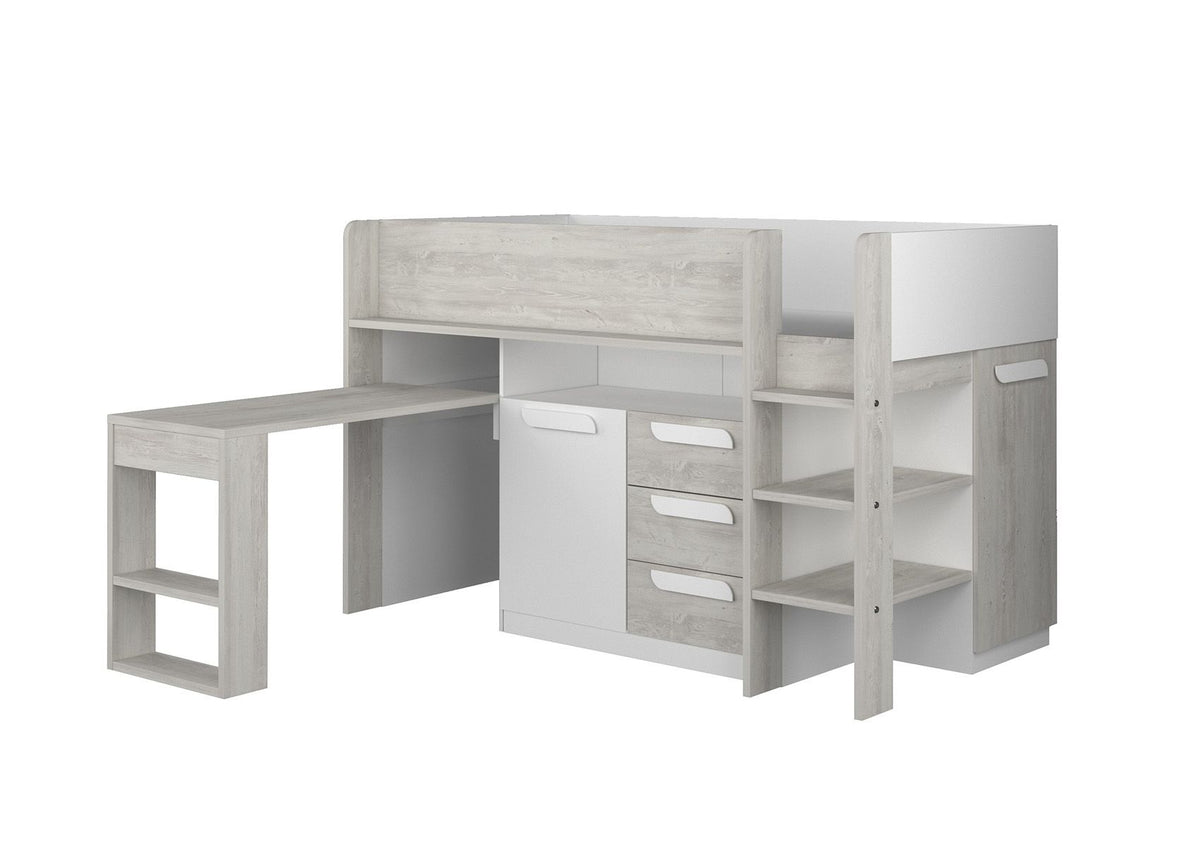 Girona White Mid Sleeper Bed Frame – Time4Sleep