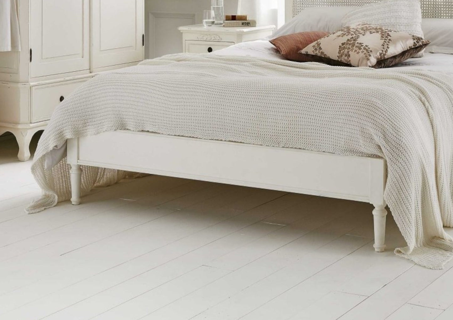 Liberty Rattan Wooden Bed Frame - Bed - Time4Sleep