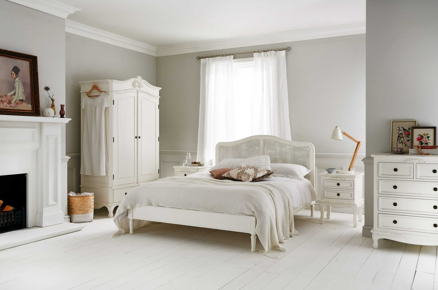 Liberty Rattan Wooden Bed Frame - Bed - Time4Sleep