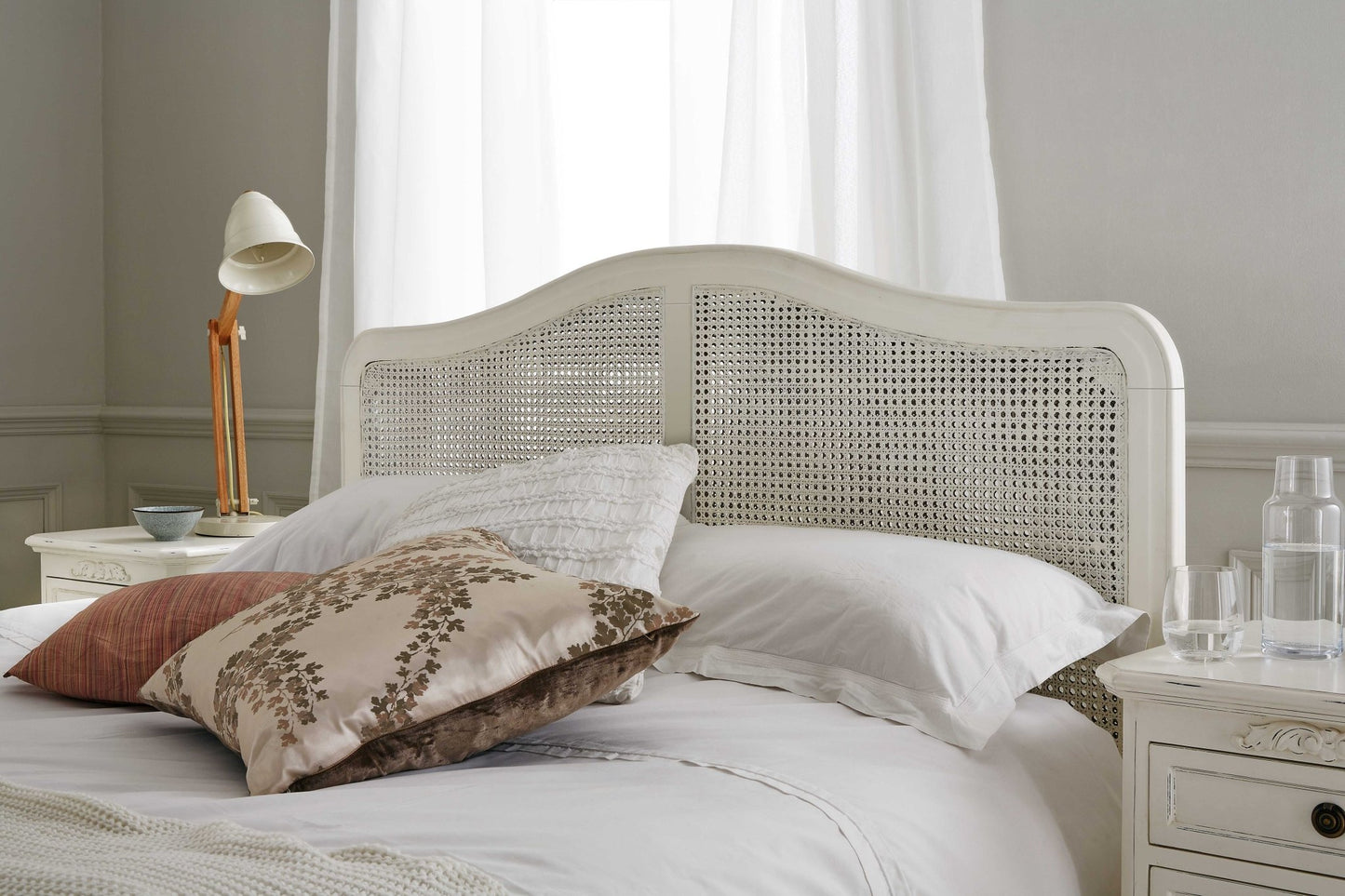 Liberty Rattan Wooden Bed Frame - Bed - Time4Sleep