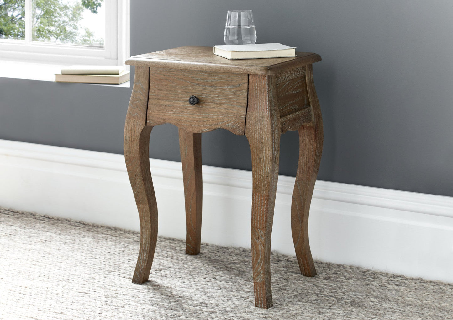 Loire 1 Drawer Lamp Stand Furniture Ho Nai