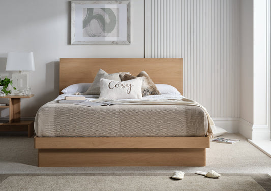 Lucca Wooden Ottoman Bed Frame Bed Importas Double