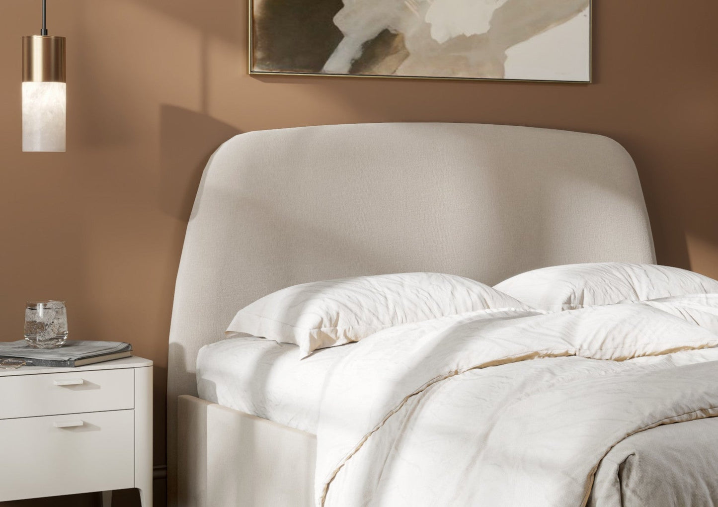 Lucia Off White Ottoman Bed Frame Bed Importas