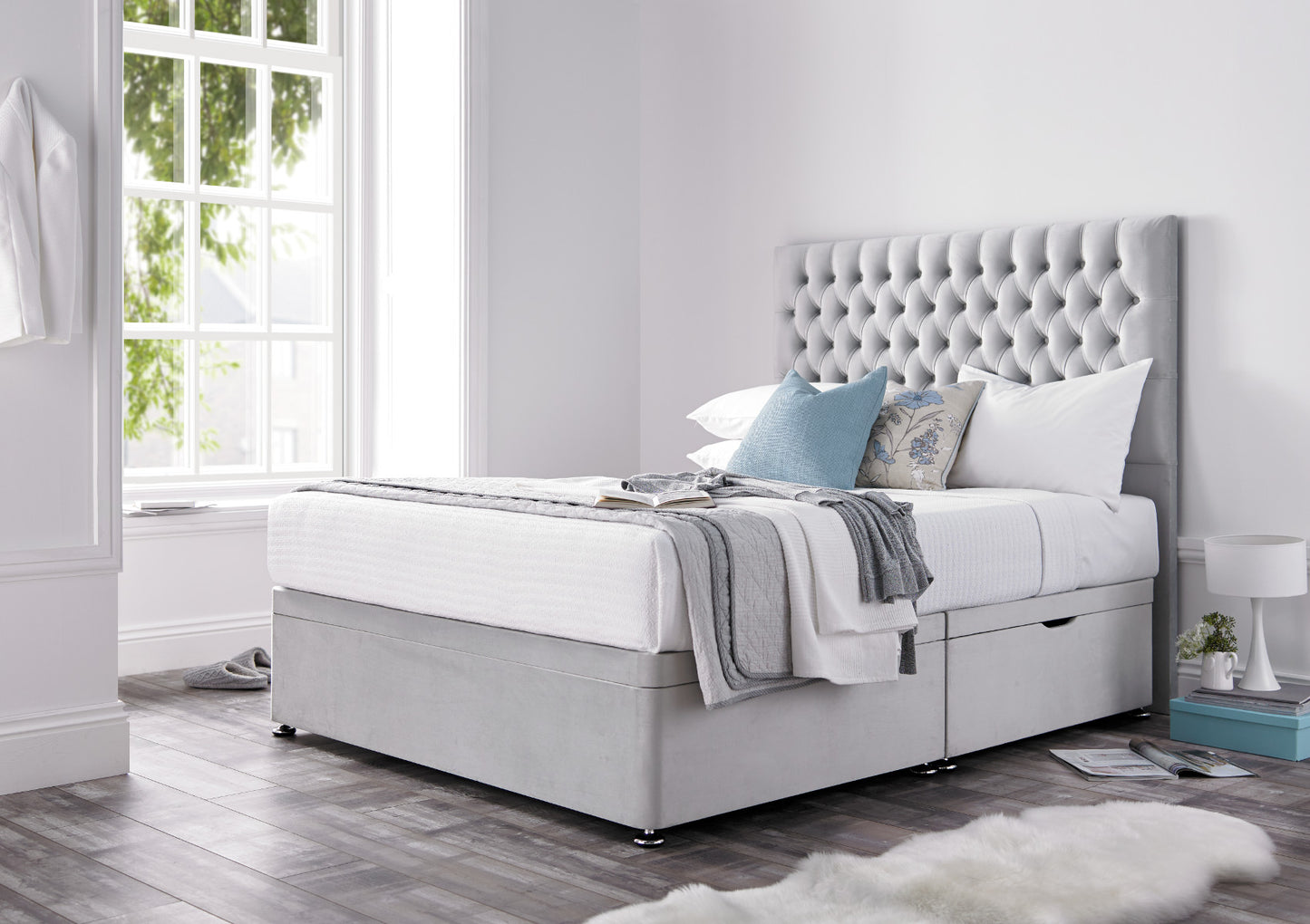 Madison East Upholstered Ottoman Base and Headboard Only Bed time4sleepadmin