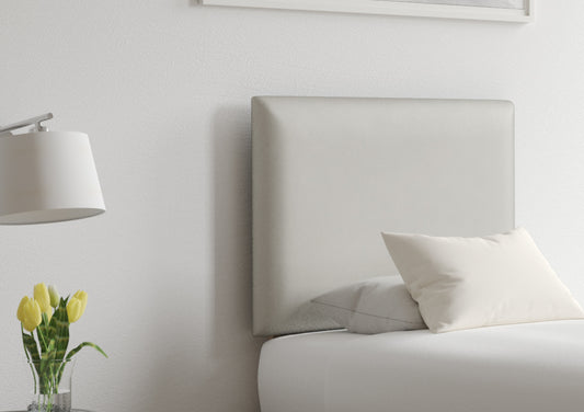 Deluxe Square Magic Silver Velvet Upholstered Headboard Furniture time4sleepadmin