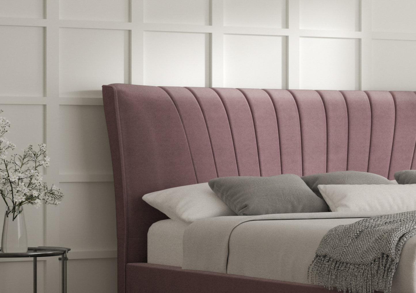 Melbury Upholstered Bed Frame Only Bed time4sleepadmin