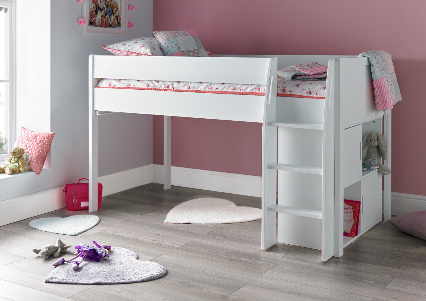 Montana Mid Sleeper With 2 Door Quad Unit Bed time4sleepadmin