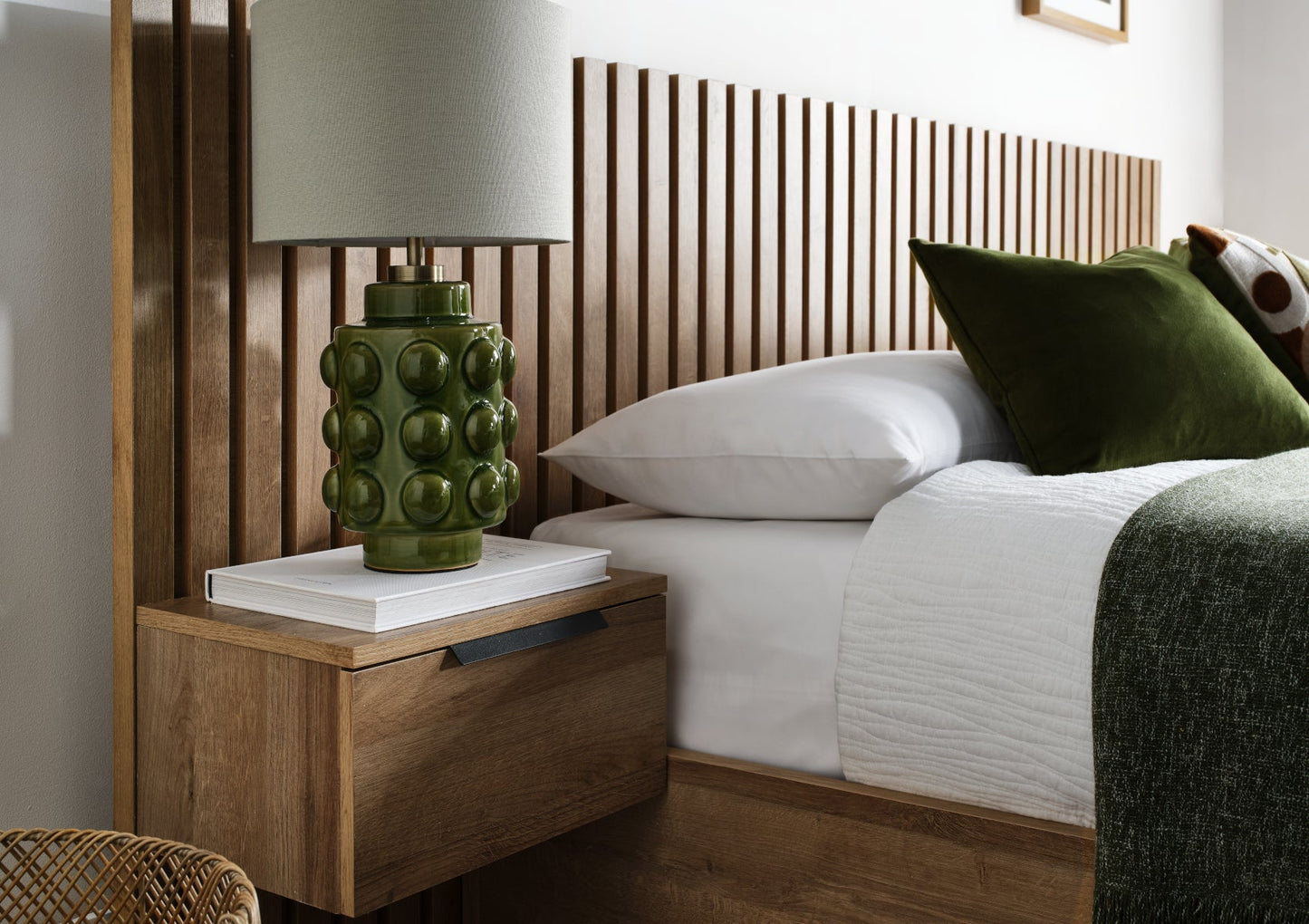 Molle Rivera Oak Finish Hotel Headboard Only Headboard Ritz Panel Double