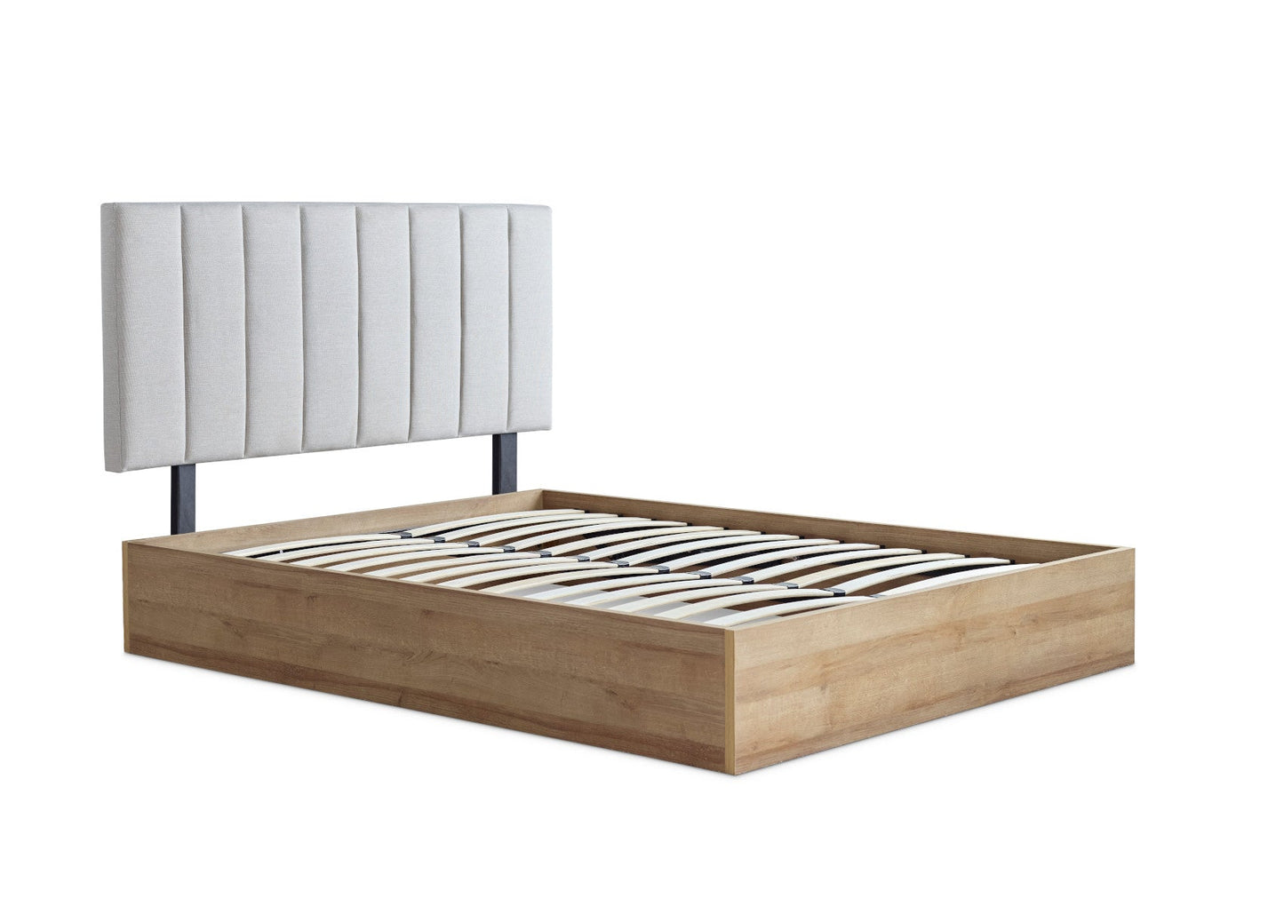 Molle Wooden Ottoman Including Off White Upholstered Headboard Bed Time4Sleep