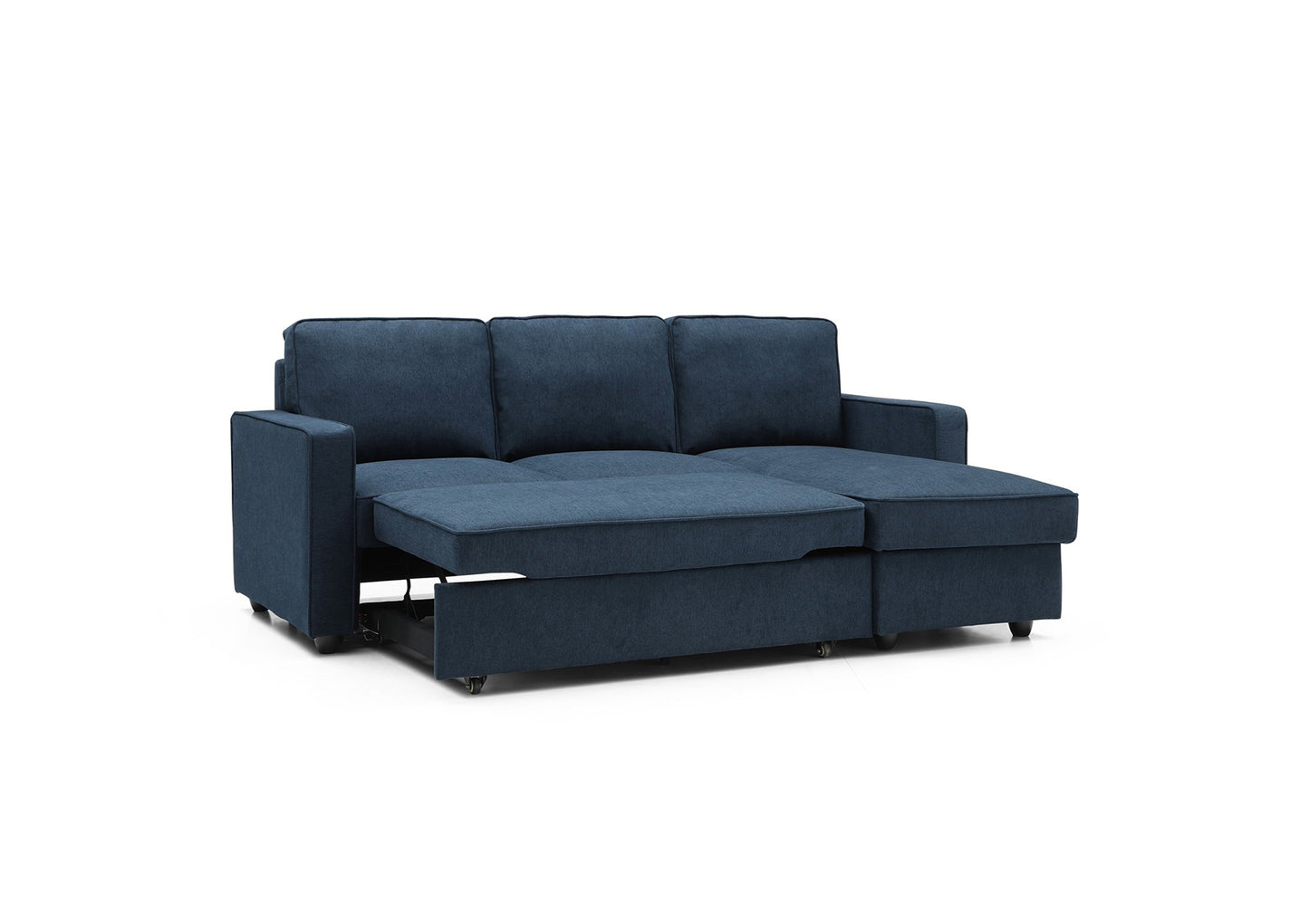 Richmond Blue Corner Sofa Bed Furniture time4sleepadmin
