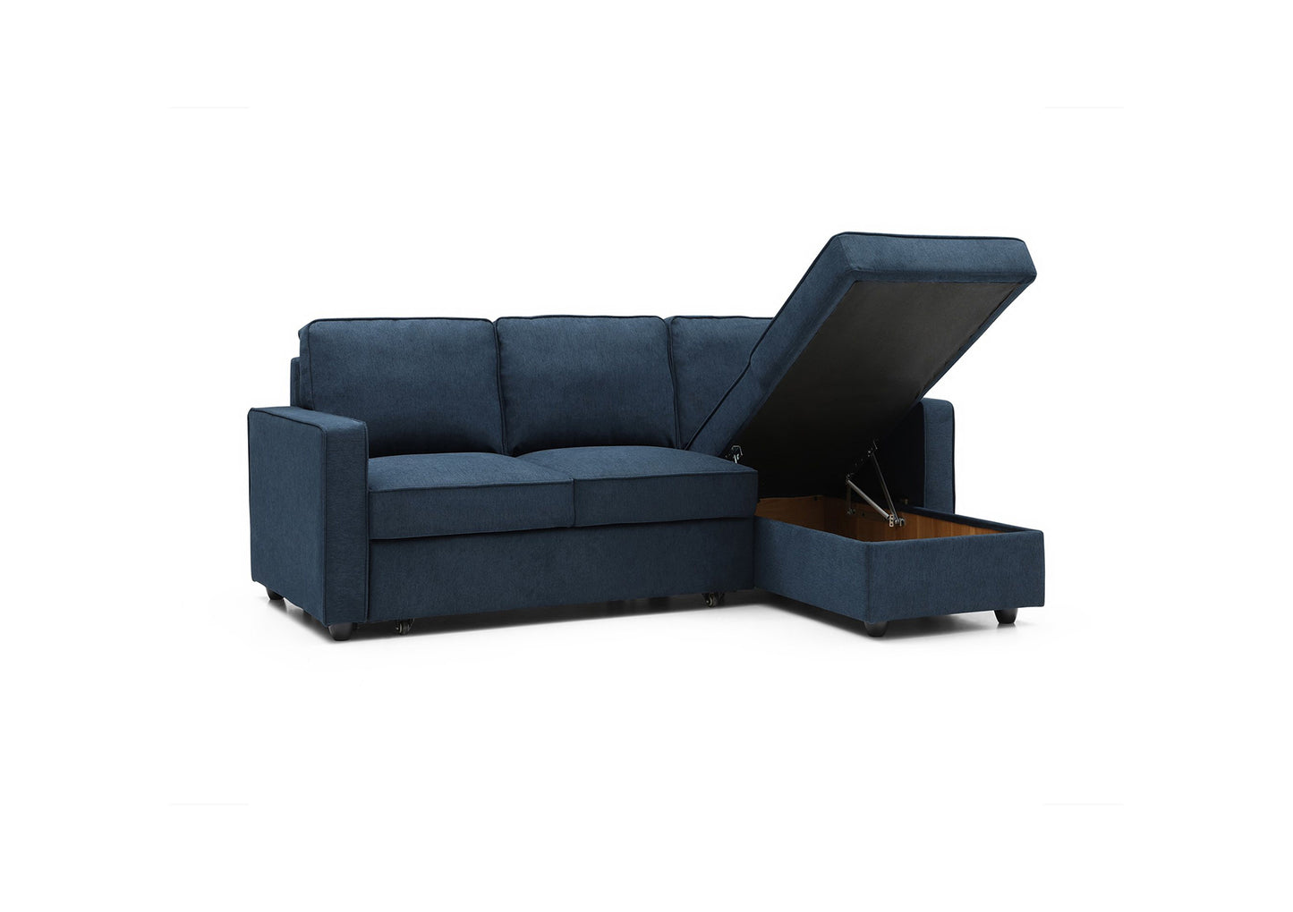 Richmond Blue Corner Sofa Bed Furniture time4sleepadmin