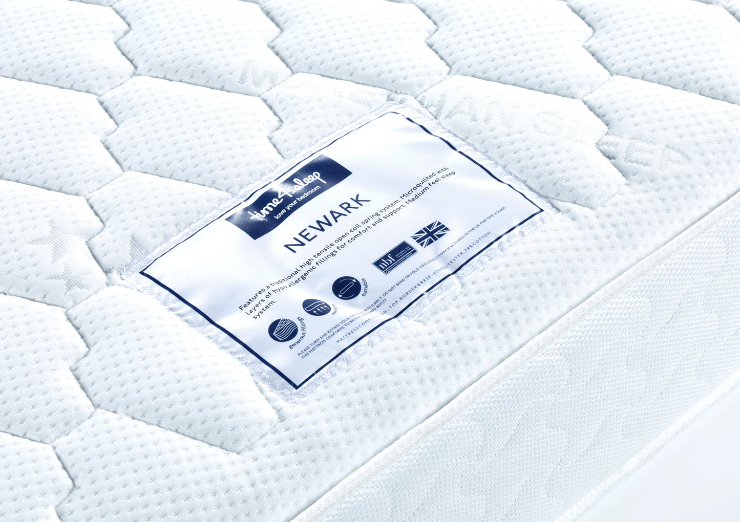 Newark Sprung Mattress Mattress time4sleepadmin