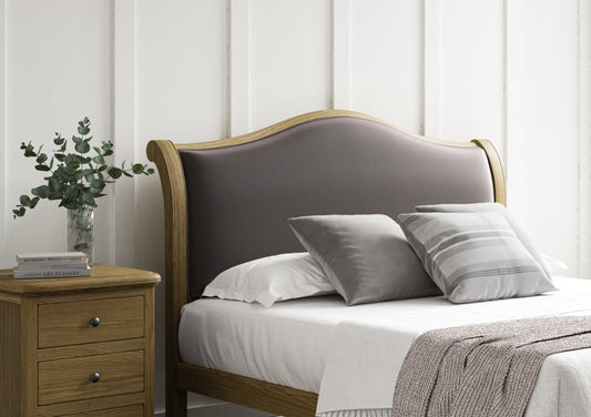 Lyon Opulence Armour Upholstered Oak Bed Frame - LFE - Bed Frame Only Bed time4sleepadmin