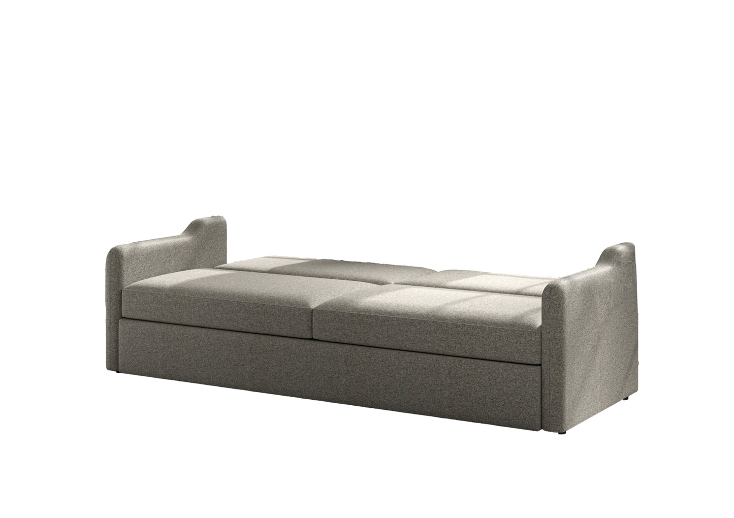 Portofino Storage Spectre Grey Sofa Bed Furniture time4sleepadmin
