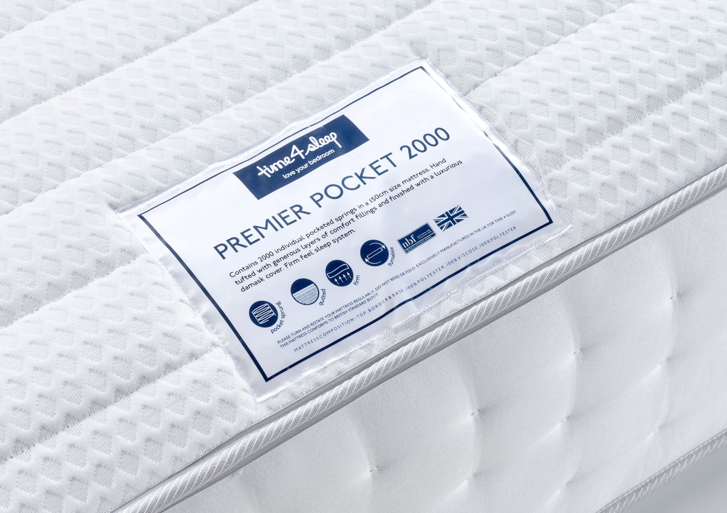 Premier 2000 Pocket Sprung Mattress Mattress time4sleepadmin