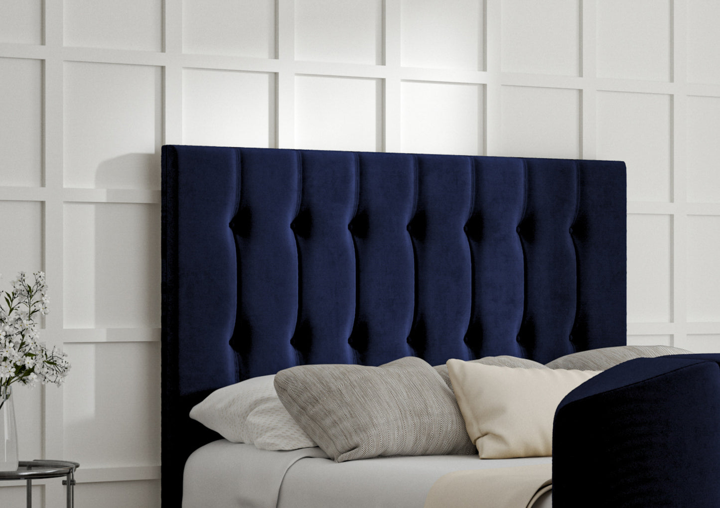 Dorchester Upholstered Hugo Royal Ottoman TV Bed - Bed Frame Only Bed time4sleepadmin