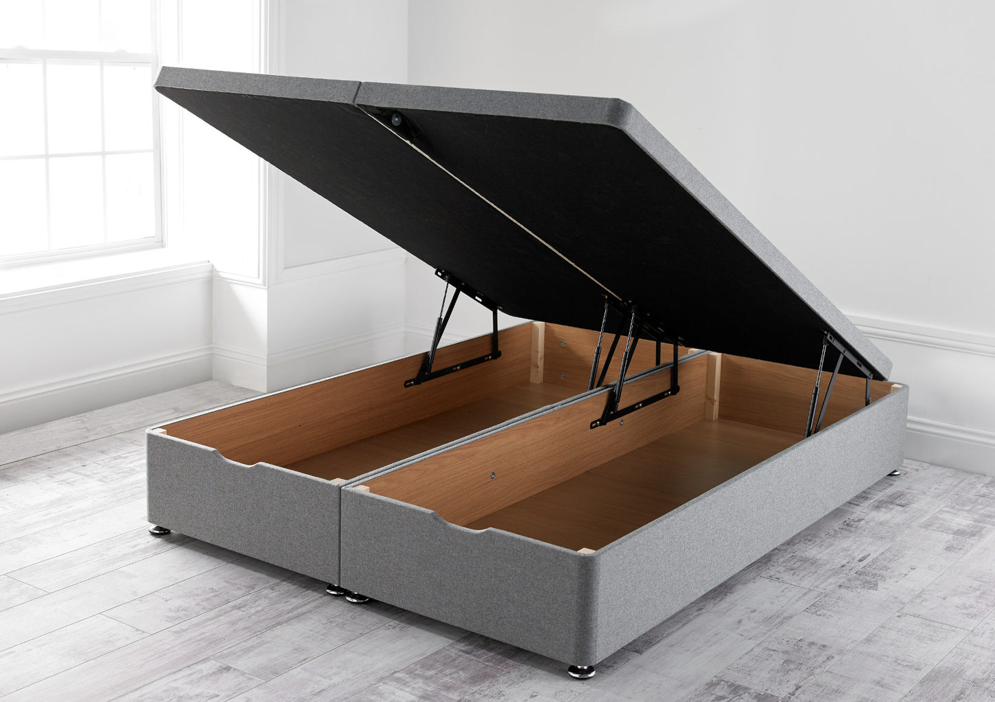 Madison South Upholstered Ottoman Base And Headboard Only Bed time4sleepadmin