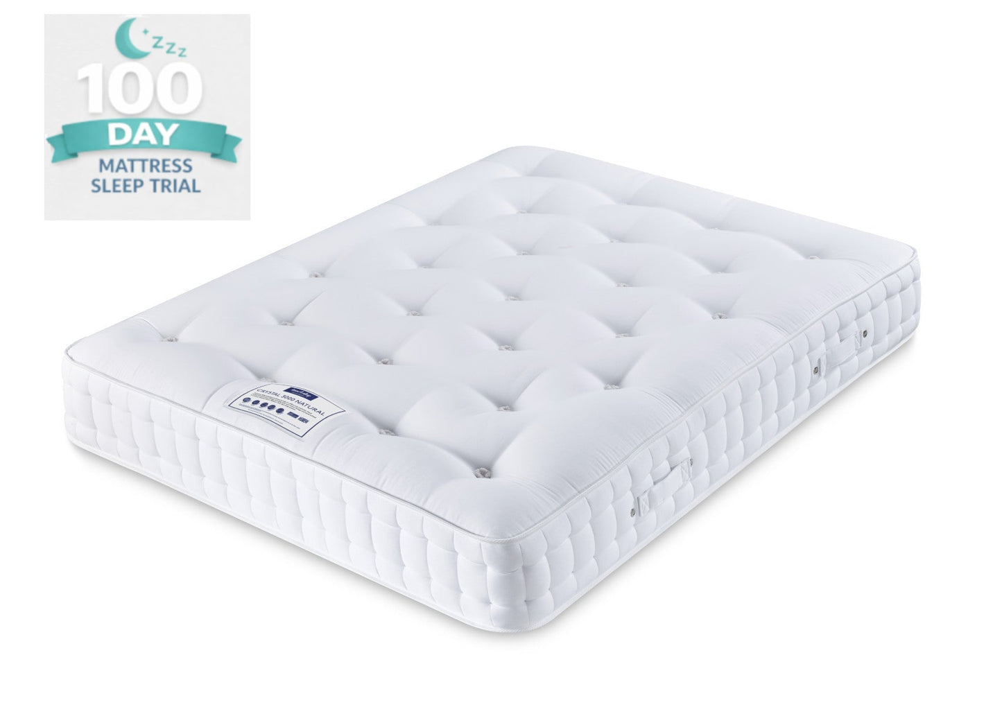 Sleep Sanctuary Crystal 3000 Pocket Mattress Mattress Deluxe Single