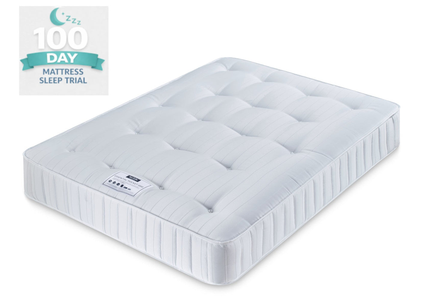 Sleep Sanctuary Essentials 1000 Pocket Mattress Mattress Sleep Envy Double