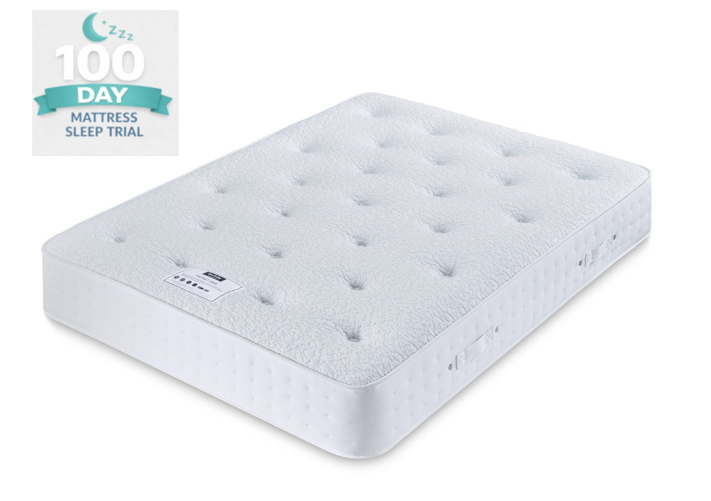 Sleep Sanctuary Monet 1000 Pocket Mattress Mattress Deluxe Single