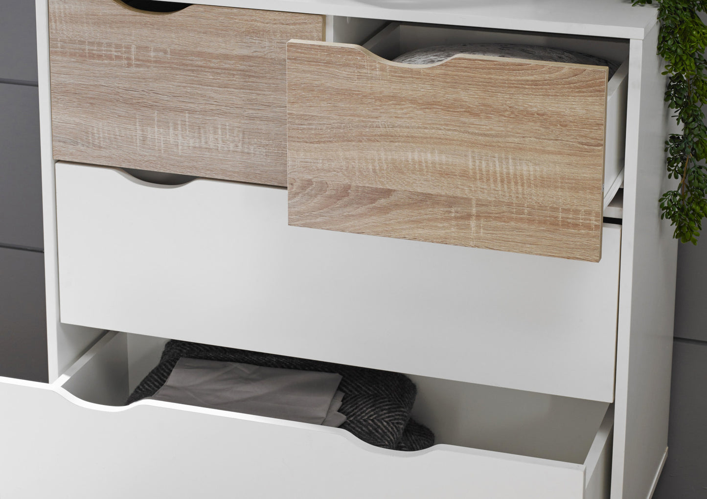 Stockholm White 4 Drawer Chest Furniture time4sleepadmin