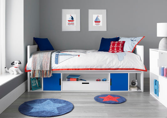 Vancouver Cabin Bed - Blue Bed time4sleepadmin