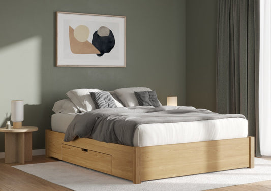 Weston Platform Bed Frame Bed Importas Double