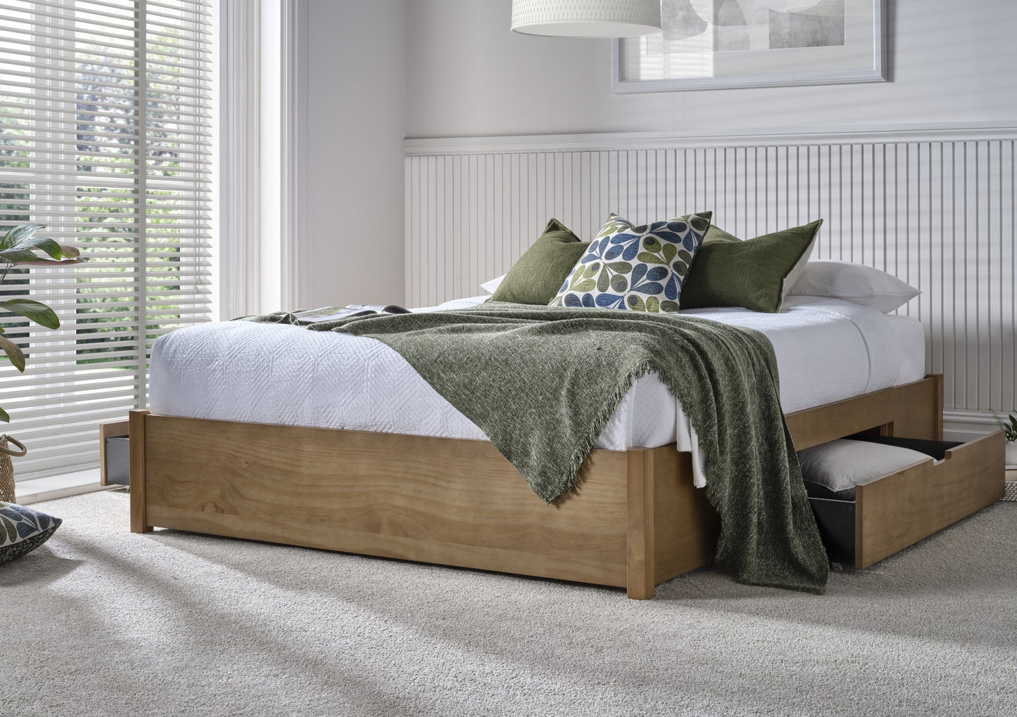 Weston Platform Bed Frame Bed Importas Double