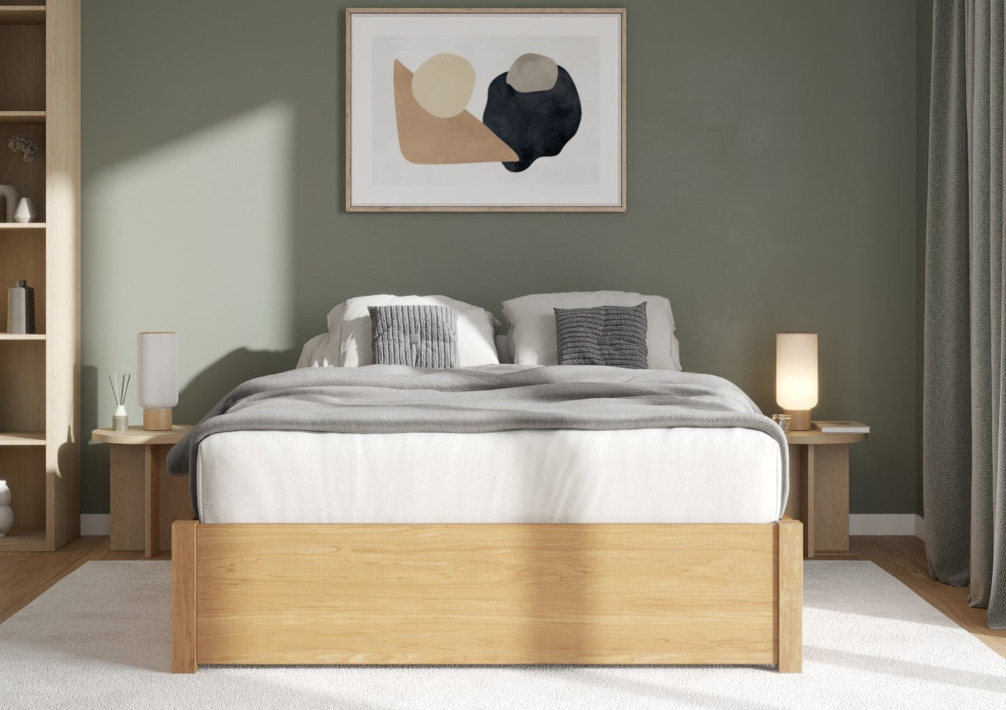 Weston Platform Bed Frame Bed Importas