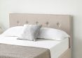 Essentials Upholstered Ottoman Beige Linen Bed Frame