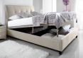 Kaydian Accent Upholstered Ottoman Storage Bed - Oatmeal Fabric