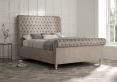 Aldwych Naples Silver Upholstered King Size Sleigh Bed Only