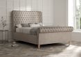 Aldwych Naples Silver Upholstered Single Sleigh Bed Only