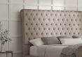 Aldwych Naples Silver Upholstered Double Sleigh Bed Only