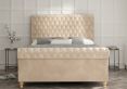 Aldwych Savannah Almond Upholstered King Size Sleigh Bed Only