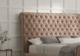 Aldwych Savannah Mocha Upholstered Double Sleigh Bed Only