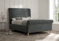 Aldwych Savannah Ocean Upholstered King Size Sleigh Bed Only
