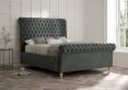 Aldwych Savannah Ocean Upholstered Double Sleigh Bed Only