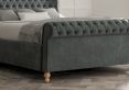 Aldwych Savannah Ocean Upholstered Double Sleigh Bed Only