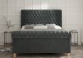 Aldwych Savannah Ocean Upholstered King Size Sleigh Bed Only