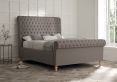 Aldwych Shetland Mercury Upholstered King Size Sleigh Bed Only