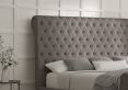 Aldwych Shetland Mercury Upholstered King Size Sleigh Bed Only