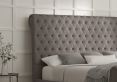 Aldwych Shetland Mercury Upholstered Compact Double Sleigh Bed Only