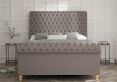 Aldwych Shetland Mercury Upholstered Double Sleigh Bed Only