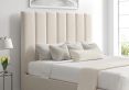 Amalfi Boucle Ivory Upholstered Ottoman King Size Bed Frame Only