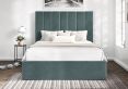 Amalfi Eden Sea Grass Upholstered Ottoman King Size Bed Frame Only