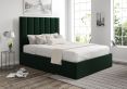 Amalfi Hugo Bottle Green Upholstered Ottoman Double Bed Frame Only