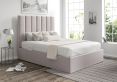 Amalfi Hugo Dove Upholstered Ottoman Double Bed Frame Only