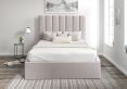 Amalfi Hugo Dove Upholstered Ottoman King Size Bed Frame Only