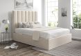 Amalfi Hugo Ivory Upholstered Ottoman Double Bed Frame Only